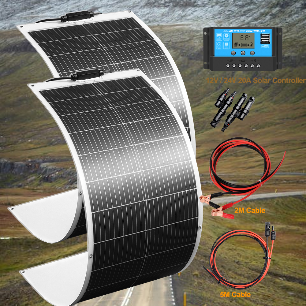 500W 400W 200W 100W Flexible S - Rv Solar Kit 400W reseña y precio