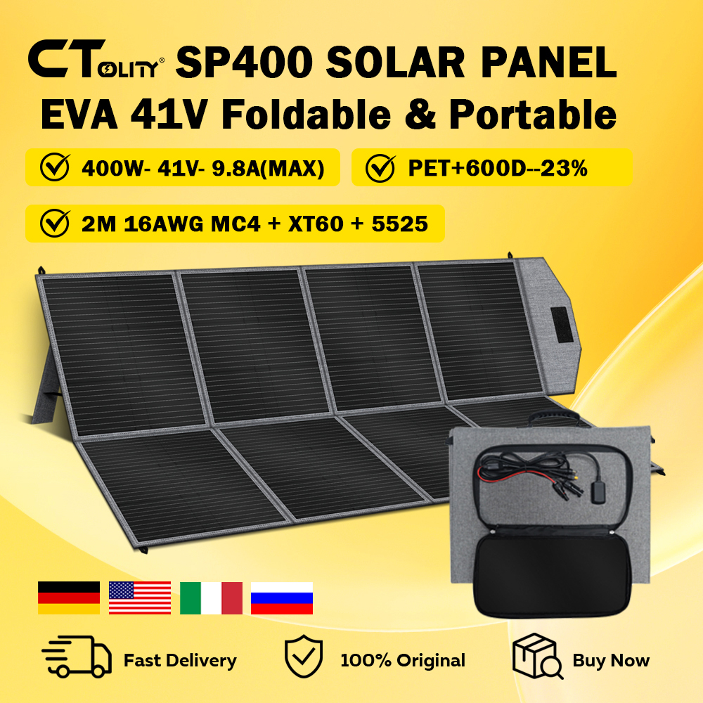 CTOLITY SP400 Portable Solar P - Rv Solar Kit 400W reseña y precio
