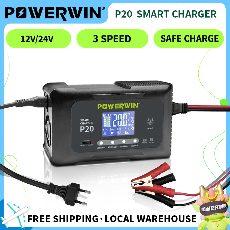 POWERWIN P20 Smart Car Battery - Agm Deep Cycle Battery reseña y precio