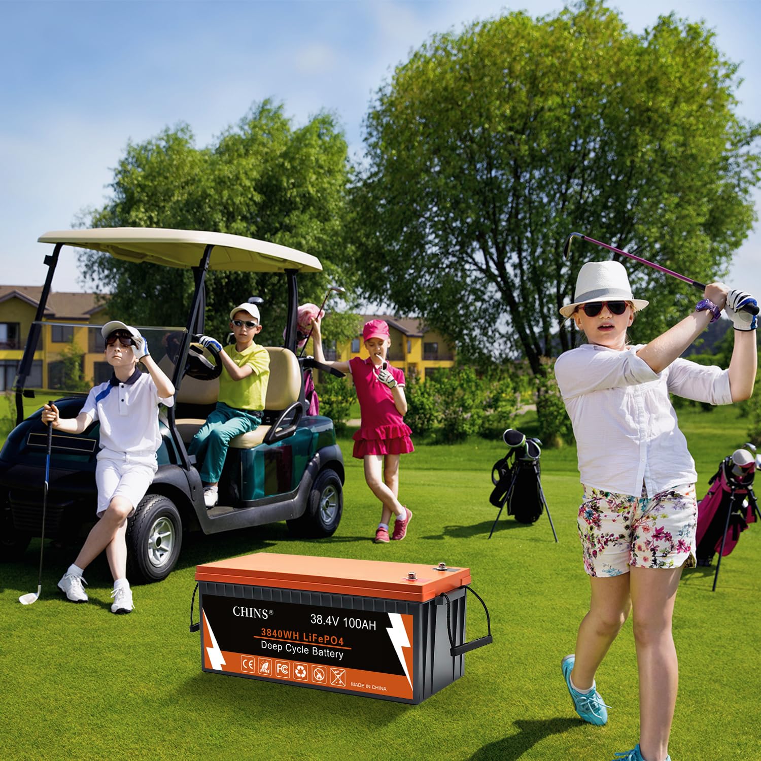 36V Lithium Golf Cart Battery, - Lithium Battery 100Ah reseña y precio