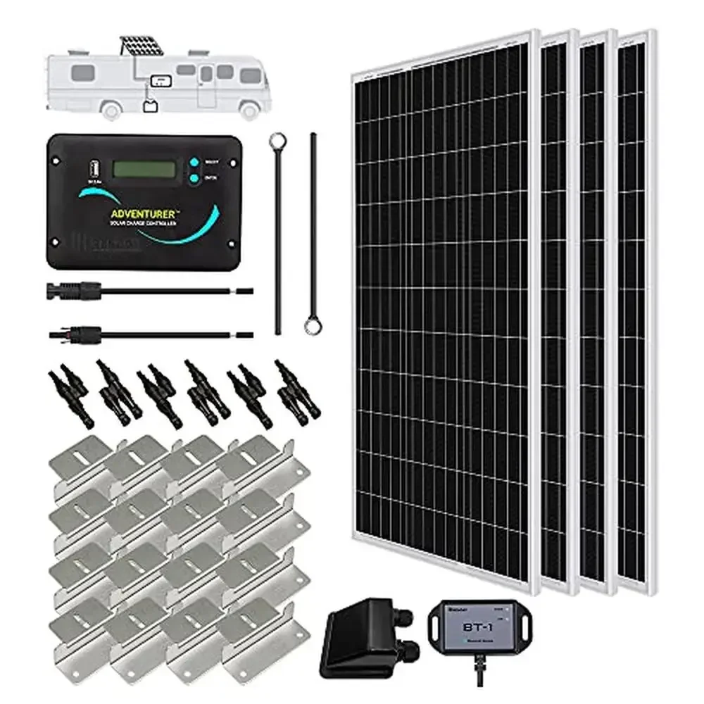 -For Solar RV Kit Off-Grid 400 - Rv Solar Kit 400W reseña y precio