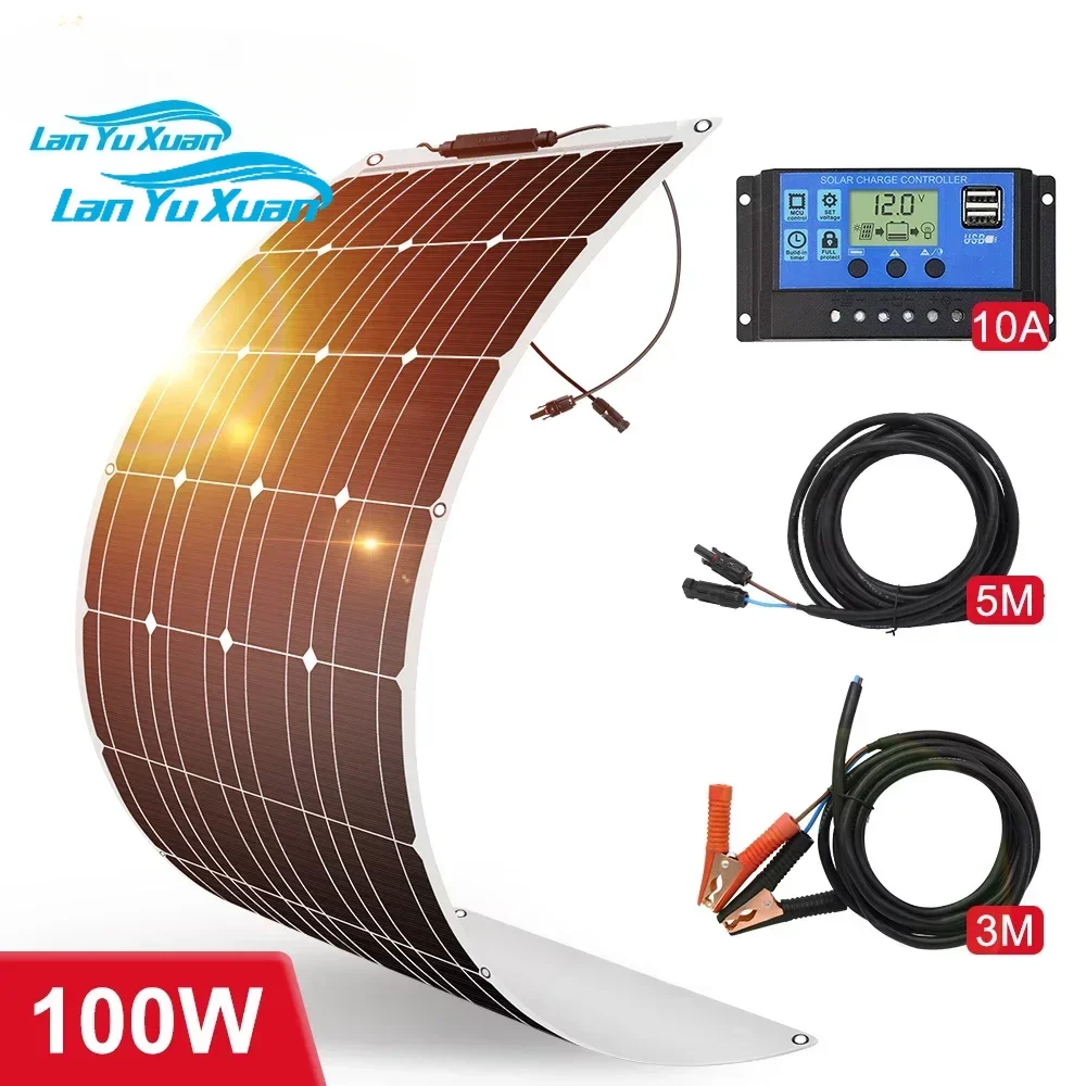 18V 100W 200W 400W Flexible So - Rv Solar Kit 400W reseña y precio