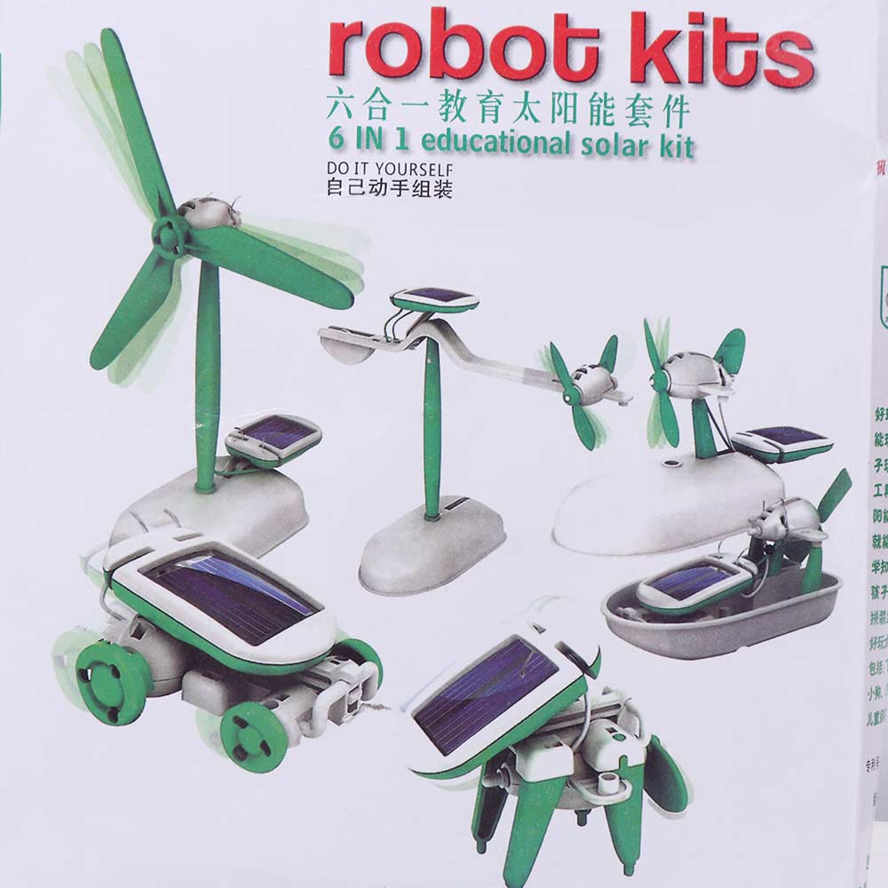6-In-1 Solar Power Robot Renew - Renewable Energy Lab reseña y precio