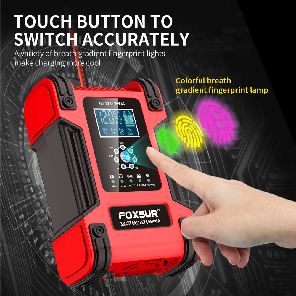 Smart Car Battery Charger 12V  - Agm Deep Cycle Battery reseña y precio