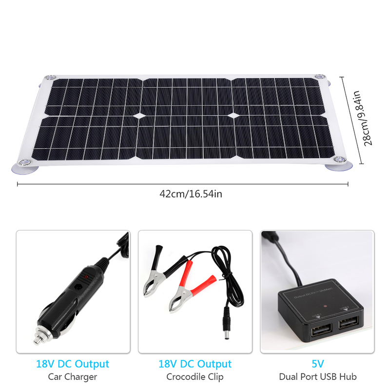 200W 400W 18V Solar Panel Kit  - Rv Solar Kit 400W reseña y precio