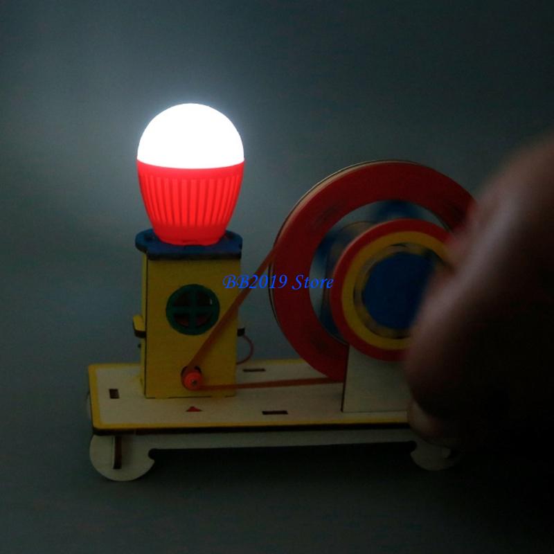 Q0KB Creative Wooden Hand Cran - Renewable Energy Growth reseña y precio