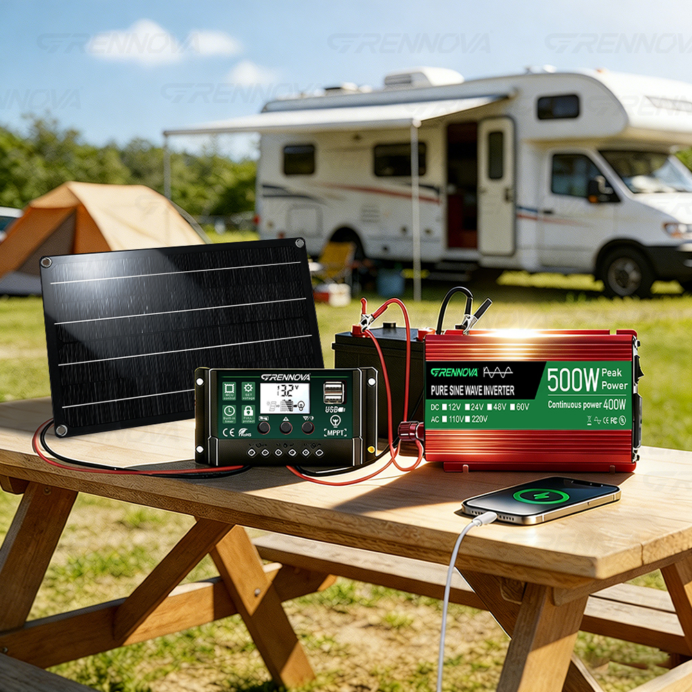 500W Peak Pure Sine Wave Solar - Rv Solar Kit 400W reseña y precio