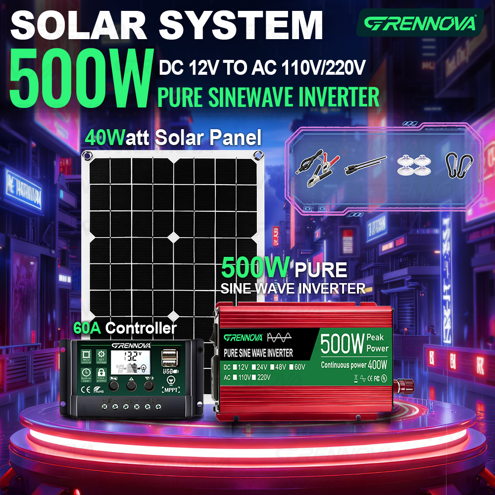 Complete Pure Sine Wave Solar  - Rv Solar Kit 400W reseña y precio