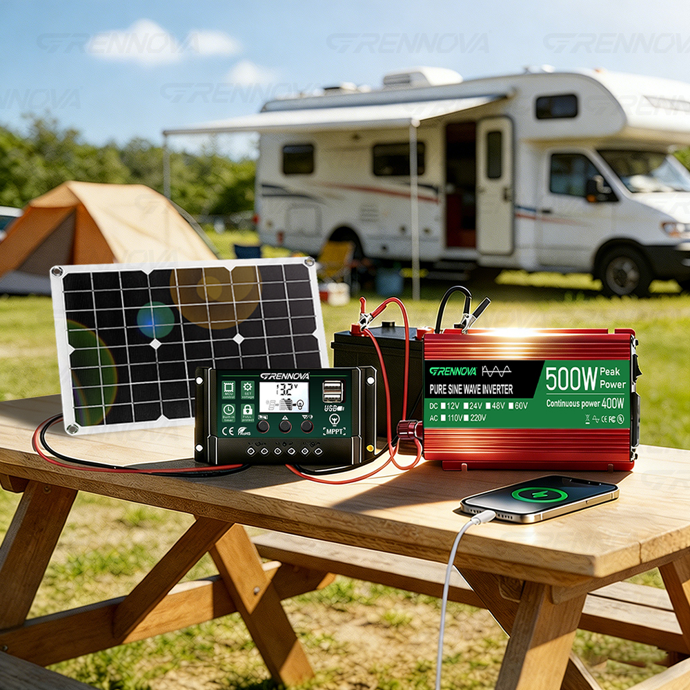 Complete Pure Sine Wave Solar  - Rv Solar Kit 400W reseña y precio