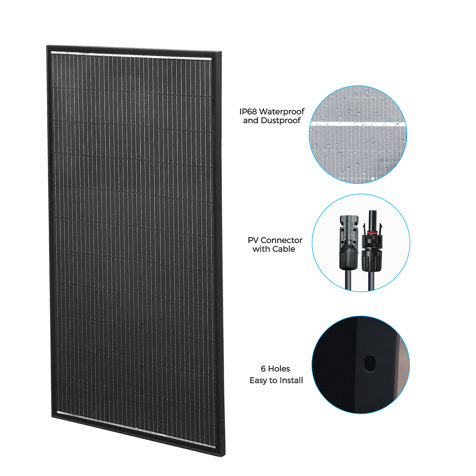 Lightweight 18V 200W 400W Sola - Rv Solar Kit 400W reseña y precio