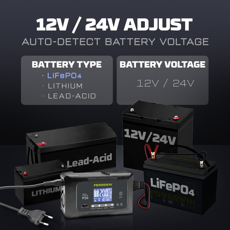 POWERWIN P20 Smart Car Battery - Agm Deep Cycle Battery reseña y precio